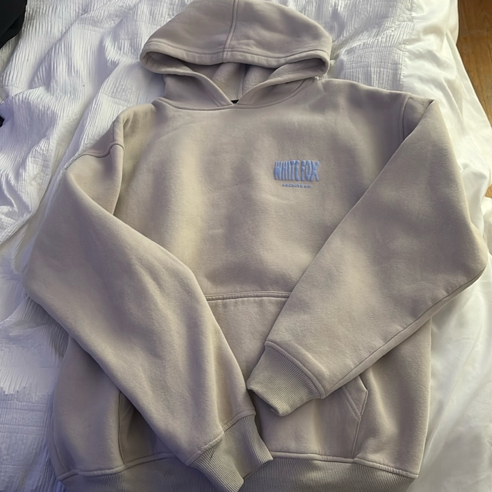 White fox oversized Archive 6.0 Hoodie